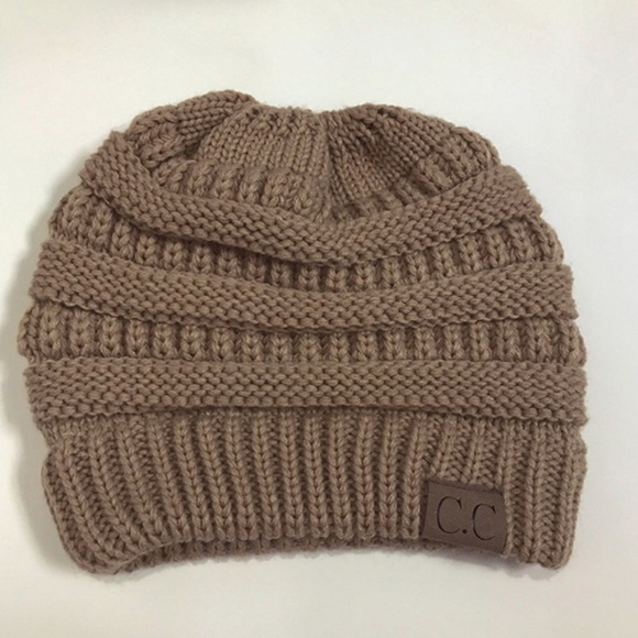 LAST ONE! Ponytail Knit Beanie - Picture 2 of 2